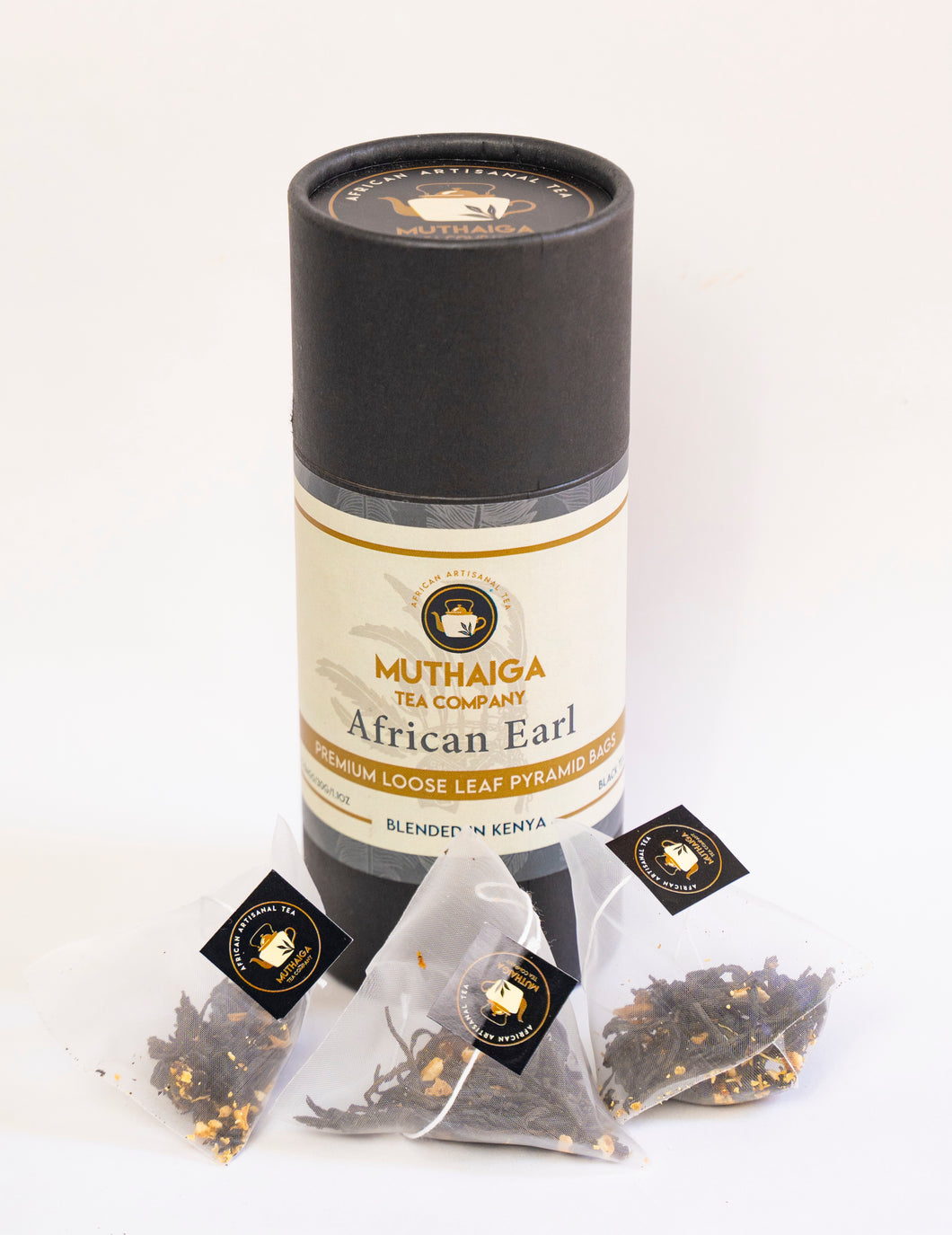 African Earl- Black Tea- Silky Pyramid Bags