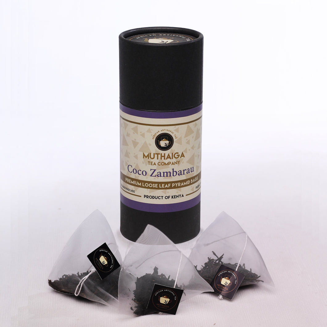 Coco Zambarau- Purple Tea- Silky Pyramid Bags