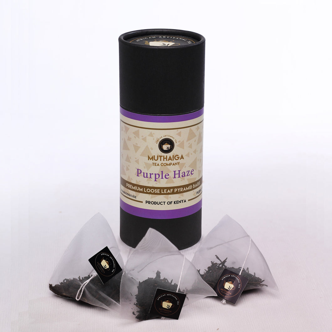 Purple Haze - Purple Tea - Silky Pyramid Bags
